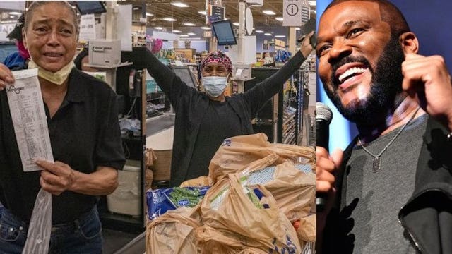 Tyler Perry shocks seniors by paying for groceries at Atlanta Kroger stores