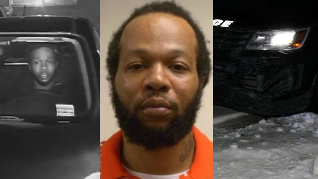 Caledonia police search for driver who struck squad twice during traffic stop, pursuit