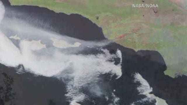 Weather helps against California wildfire