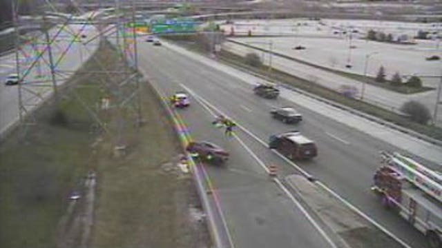 Woman injured in two-car wreck on I-94 near Miller Park