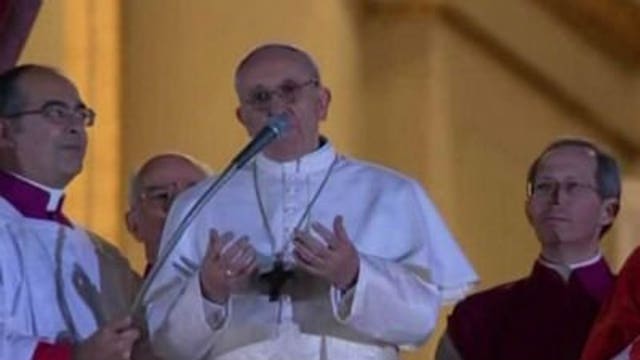 Pope Francis leading Good Friday worship, Via Crucis ceremony