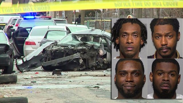 'Told you I would shoot you:' 4 accused of firing from vehicle during chase before fatal crash