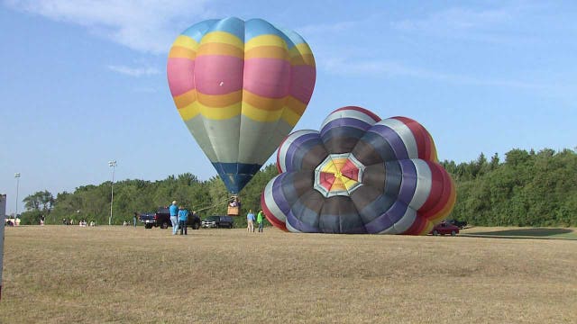 Hot air balloons take to the sky in Waterford