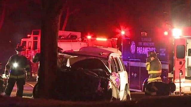 Speeds reached 100 mph: Driver crashes into tree along Lake Drive while fleeing from police