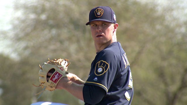 Solid foundation: Chase Anderson, new to Brewers amid rebuild, may be perfect person to build around