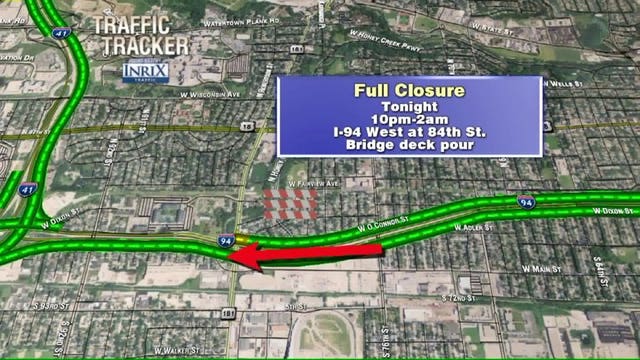 Drivers take note: Construction, overnight closures expected in the days ahead