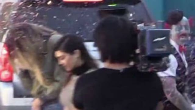 Khloe & Kourtney Kardashian file a criminal battery report over confetti