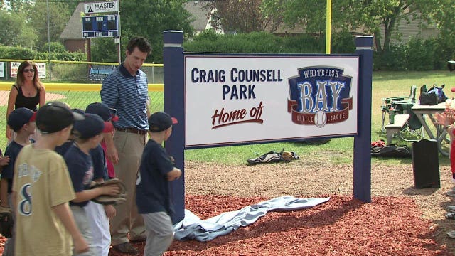 Park dedicated to former Brewers infielder Craig Counsell