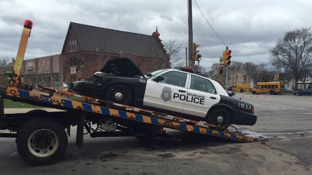 Milwaukee police squad involved in accident near 27th & Center; cause under investigation