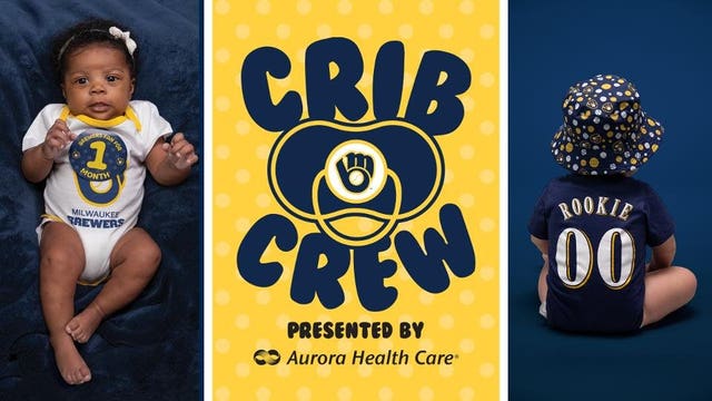 Brewers looking for smallest fans to be part of the 'Crib Crew'