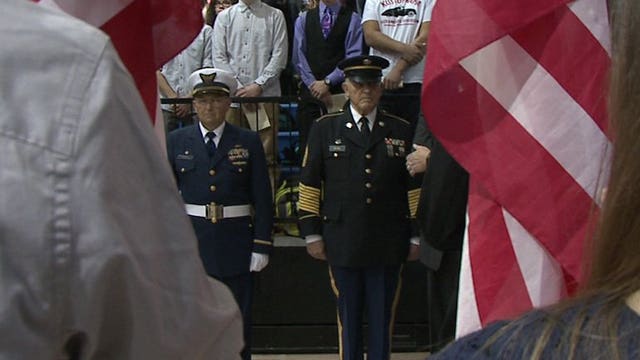 "We are always ready to answer the nation's call:" Veterans honored at Wisconsin Lutheran H.S.