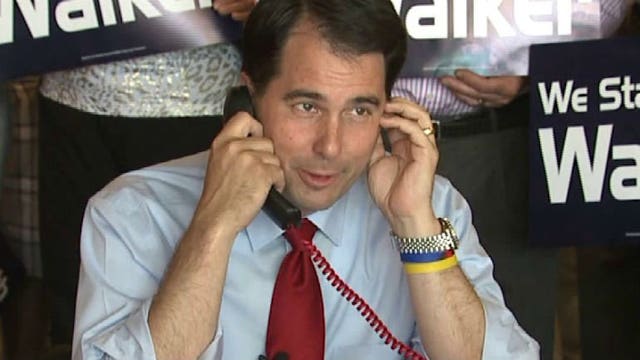 A milestone in the race for re-election: Gov. Walker picks up the phone, makes one-millionth call