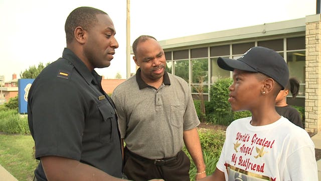 MPD District 4 rallies around boy who says Officer Irvine was his best friend