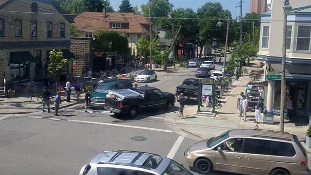 "We're getting hit!" Driver sought after heated hit-and-run crash on Brady St.