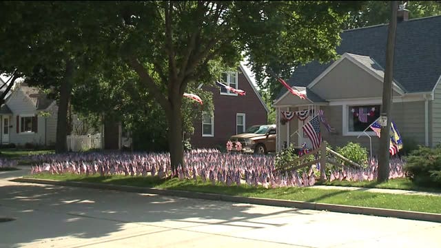 '1,800 flags:' Fourth of July display in West Allis is about as patriotic as it gets