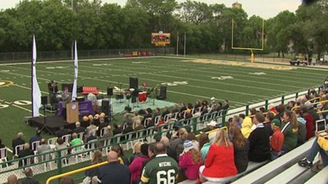 New "Packers Field" opens at Milwaukee's Mitchell Park