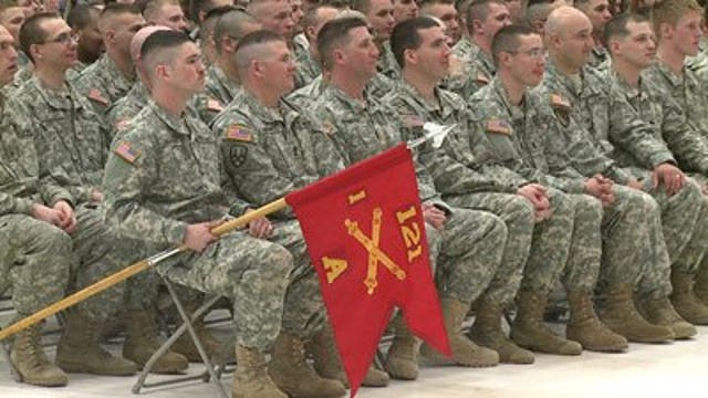 Send-off held for Wisconsin Army National Guard troops