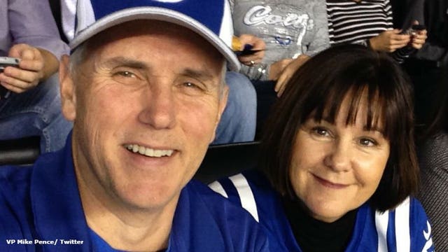 VP Pence leaves Colts-49ers game after anthem protests: "Respect the Flag"