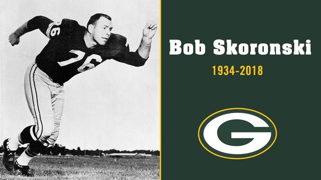 Former Green Bay Packers OL Bob Skoronski dies at 84