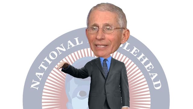 Dr. Fauci bobblehead raises $100K and counting to support '100 Million Mask Challenge'
