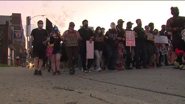 'Bring people together:' Milwaukee protesters march 10+ miles from Bay View to West Allis, back