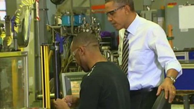Master Lock workers energized by presidential visit