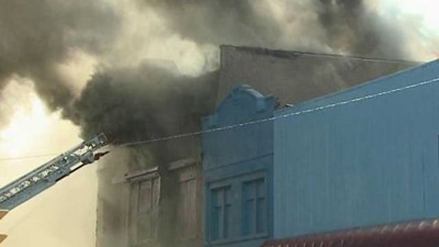 Building destroyed in five-alarm fire built in 1890