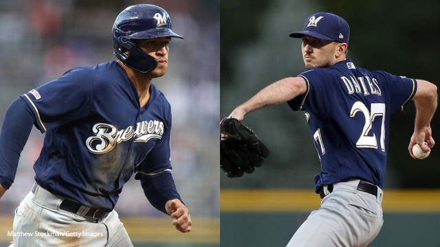 Milwaukee Brewers trade RHP Zach Davies, OF Trent Grisham to San Diego Padres