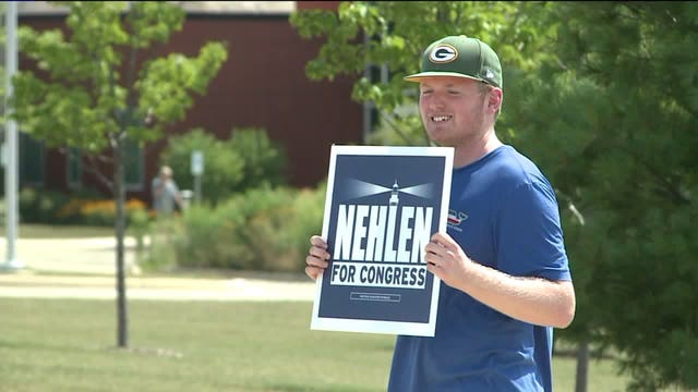 Elections officials take complaints about improper electioneering by supporters of Paul Nehlen