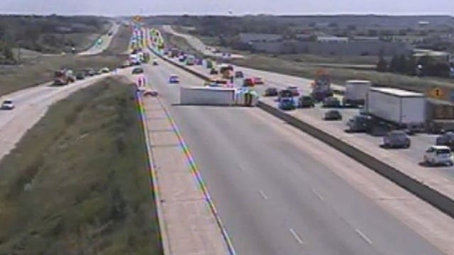 All clear: Semi rollover on northbound I-94 near Highway K cleaned up