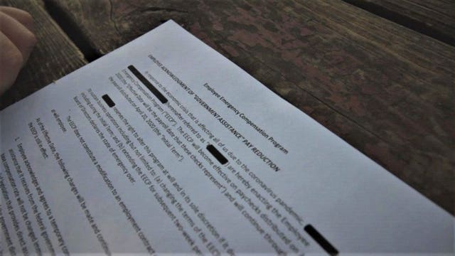 Company apologizes for ‘ill-advised’ plan to dock pay of workers getting stimulus checks