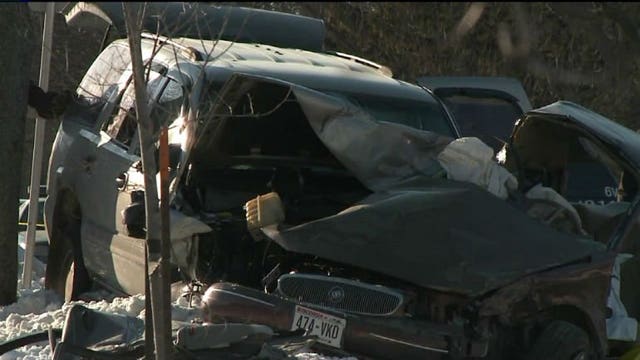 "Horrific wreck" near 84th and Wilbur draws shocked onlookers; two dead, two in custody