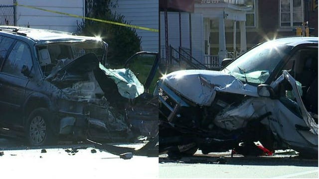 "They got the kids out:" 43-year-old woman killed, 3 children hurt following crash near 27th and Locust