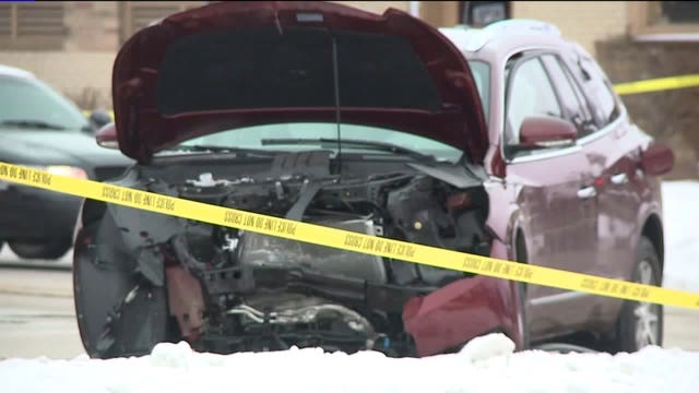 Police: Shooting victim dies en route to the hospital; 2 others hurt when vehicle crashed