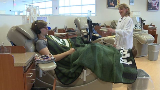 Save a life while lounging during Pre-game Platelet Sundays