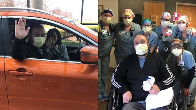 43-year-old with COVID-19 thanks 'everybody who helped me' upon release from Froedtert