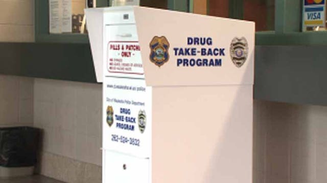Drop off your unwanted, expired drugs at the Waukesha Police Department