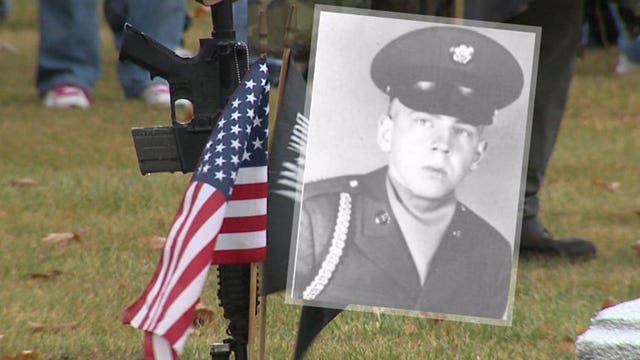 "Holding back tears:" Soldier who lost his life in Vietnam finally laid to rest