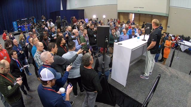 'I really enjoy this process:' NFL Scouting Combine has an almost festival, convention feel