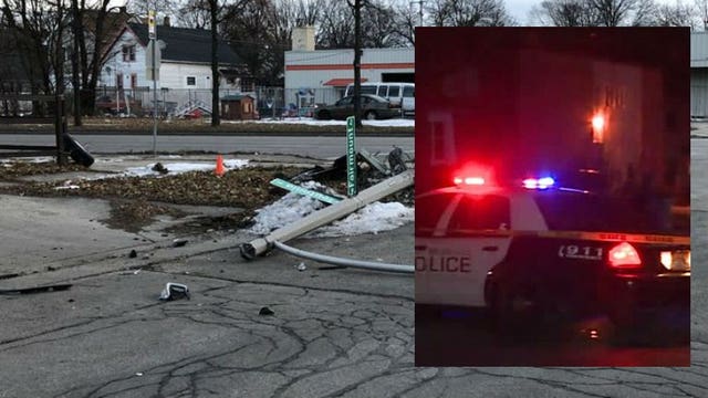 MPD officer shot, wounded while chasing men after crash, gunman took his own life