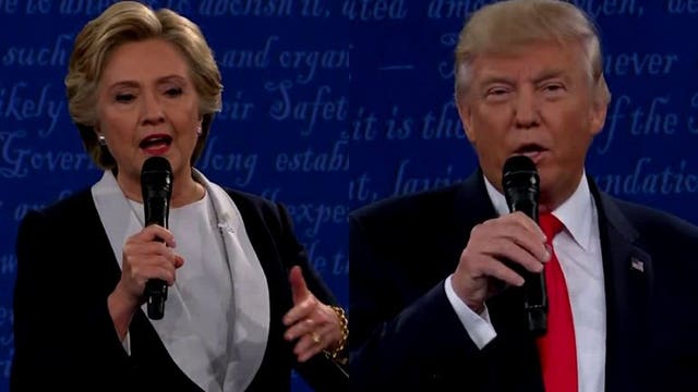 Clinton raps Trump on accepting outcome of election