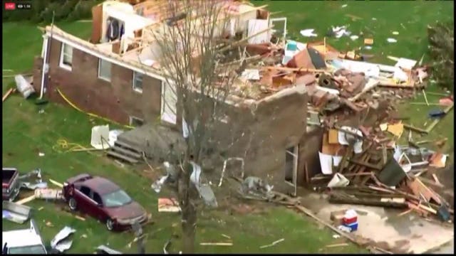 5 dead after tornado, flooding from central US storms