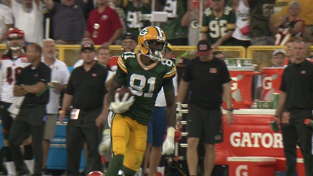 WR Geronimo Allison out for Packers against Patriots