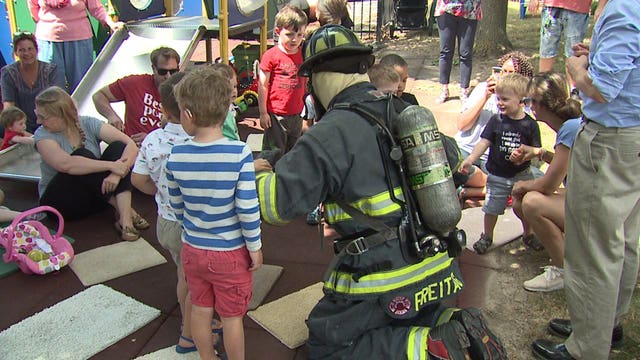 Preschoolers with hearing impairments learn about fire safety: 'Showing them everything that's important'
