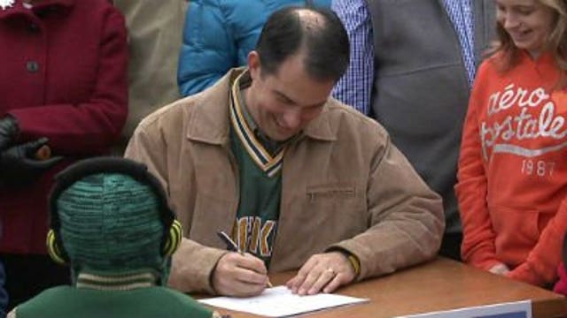 Governor Walker signs $100 million Property Tax Bill into law