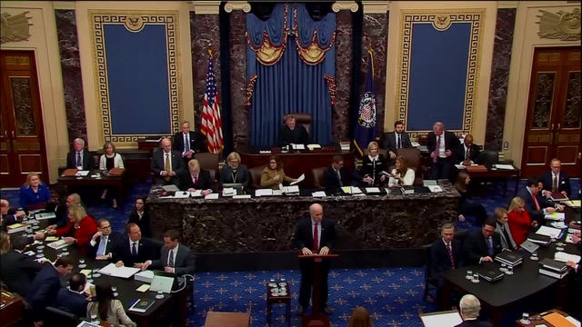 House impeachment managers make their case to remove President Trump from office