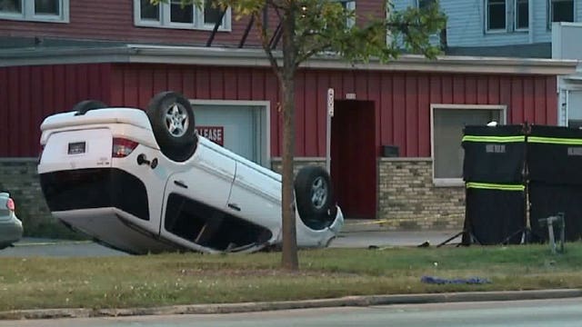 Driver & pedestrian killed, second pedestrian hurt in early morning crash near 35th & Silver Spring