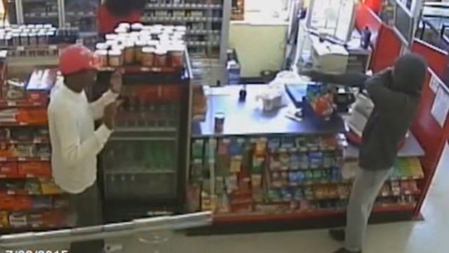 Caught on camera: Two suspects rob Family Dollar store; one poses as regular customer