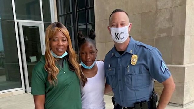 Police raise $147K+ for out-of-work mom who gifted lottery winnings to family of officer shot in the line of duty
