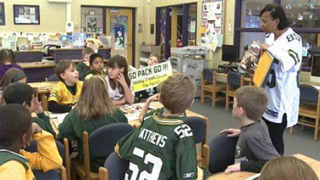 Packers' youngest fans show their green and gold pride